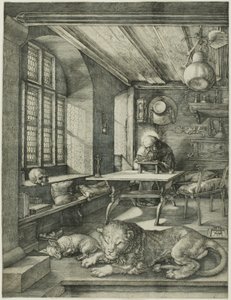 Der heilige Hieronymus in seinem Studierzimmer von Albrecht Dürer