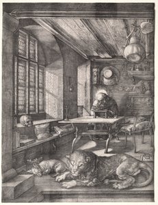St. Hieronymus in seinem Studierzimmer von Albrecht Dürer