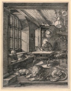 Der heilige Hieronymus in seinem Studierzimmer von Albrecht Dürer