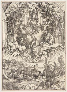 St. Johannes vor Gott und den Ältesten von Albrecht Dürer