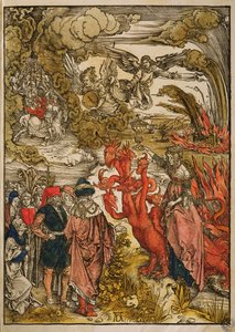 St. Johannes in der Wüste, 1498 (Farbholzschnitt)