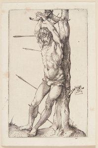 Der heilige Sebastian am Baum von Albrecht Dürer