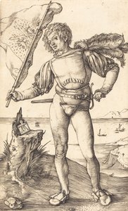 Fahnenträger von Albrecht Dürer