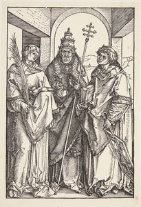 Die Heiligen Laurentius, Sixtus und Stephanus