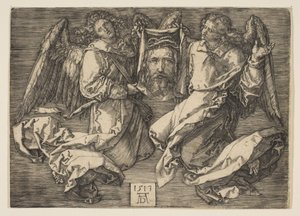 Schweißtuch gehalten von zwei Engeln von Albrecht Dürer