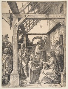 Die Anbetung der Könige, 1511 von Albrecht Dürer