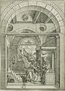 Die Verkündigung, aus Das Leben der Jungfrau von Albrecht Dürer