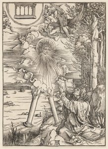 Die Apokalypse: Der heilige Johannes verschlingt das Buch von Albrecht Dürer