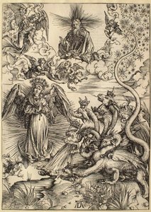 Die Apokalypse: Die apokalyptische Frau von Albrecht Dürer
