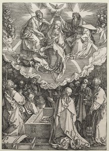 Die Himmelfahrt und Krönung der Jungfrau Maria, 1510 von Albrecht Dürer