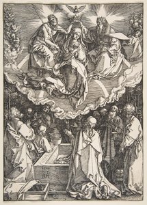 Die Himmelfahrt und Krönung der Jungfrau, aus Das Leben der Jungfrau von Albrecht Dürer