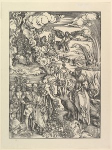 Die babylonische Hure, aus der Apokalypse von Albrecht Dürer