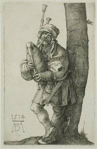 Der Dudelsackspieler von Albrecht Dürer