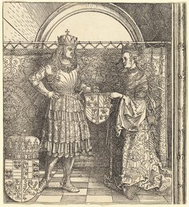 Die Verlobung von Maximilian mit Maria von Burgund