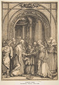 Die Verlobung der Jungfrau, aus Das Leben der Jungfrau, ca. 1503 von Albrecht Dürer