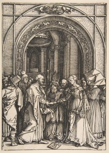Die Verlobung der Jungfrau, aus Das Leben der Jungfrau, ca. 1504