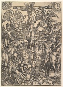 Die Kreuzigung, aus Die Große Passion, ca. 1498 von Albrecht Dürer