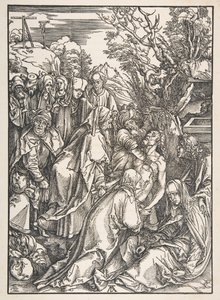 Die Kreuzabnahme Christi, aus Die Große Passion von Albrecht Dürer