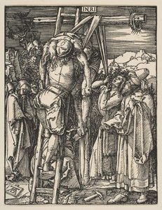 Die Kreuzabnahme, aus Die Kleine Passion, ca. 1509 von Albrecht Dürer