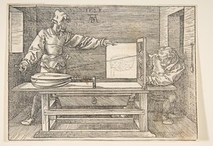 Der Zeichner der Laute von Albrecht Dürer