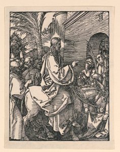 Der Einzug Christi in Jerusalem, aus der Serie Die kleine Passion