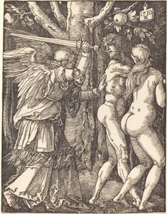 Die Vertreibung aus dem Paradies von Albrecht Dürer