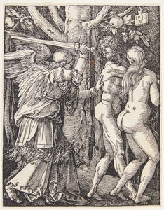 Die Vertreibung aus dem Paradies von Albrecht Dürer