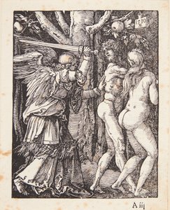 Die Vertreibung aus dem Paradies von Albrecht Dürer