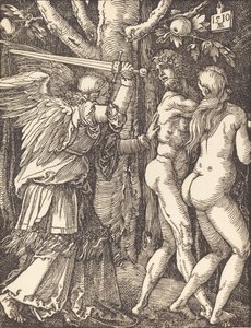 Die Vertreibung aus dem Paradies, 1510 von Albrecht Dürer