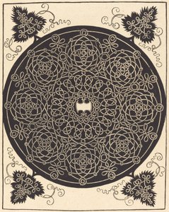 Der fünfte Knoten (mit einem sechszackigen weißen Schild) von Albrecht Dürer
