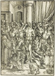 Die Geißelung, aus Die Große Passion von Albrecht Dürer