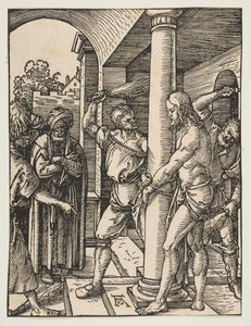 Die Geißelung (aus Die Kleine Passion, ca. 1509) von Albrecht Dürer