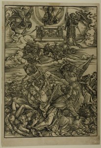 Die vier rächenden Engel des Euphrat, aus der Apokalypse von Albrecht Dürer