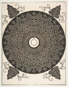 Der vierte Knoten. Verschlungener Rundel mit einem runden Medaillon in der Mitte, vor 1521 von Albrecht Dürer