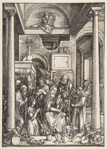 Die Verherrlichung der Jungfrau, aus Das Leben der Jungfrau (ca. 1502)