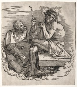 Die Große Passion: Titelseite - Christus, Mann der Schmerzen von Albrecht Dürer