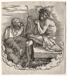 Die Große Passion: Titelseite - Christus, Mann der Schmerzen von Albrecht Dürer