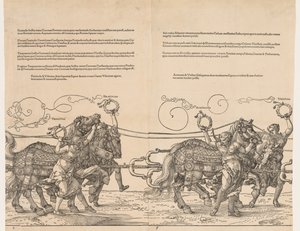 Der große Triumphwagen von Kaiser Maximilian, 1523