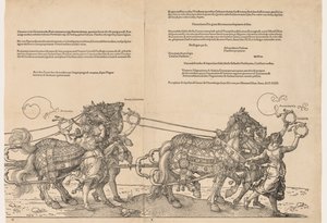 Der große Triumphwagen von Kaiser Maximilian, 1523 von Albrecht Dürer
