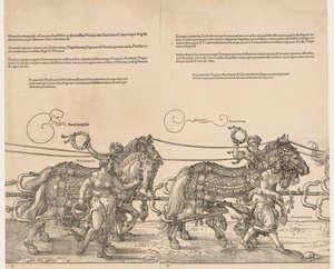 Der große Triumphwagen von Kaiser Maximilian, 1523 von Albrecht Dürer