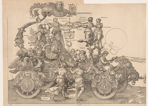 Der große Triumphwagen von Kaiser Maximilian, 1523 von Albrecht Dürer