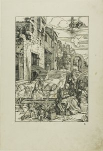 Die Heilige Familie in Ägypten, aus Das Leben der Jungfrau von Albrecht Dürer