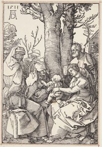 Die Heilige Familie mit Joachim und St. Anna von Albrecht Dürer