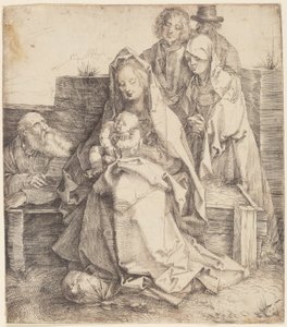 Die Heilige Familie mit St. Johannes, der Magdalena und Nikodemus von Albrecht Dürer