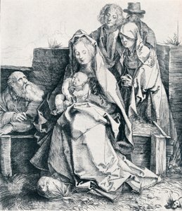 Die Heilige Familie mit St. Johannes, der Magdalena und Nikodemus, 1512, 1906 von Albrecht Dürer