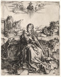 Die Heilige Familie mit dem Schmetterling von Albrecht Dürer