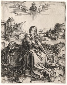 Die Heilige Familie mit dem Schmetterling von Albrecht Dürer