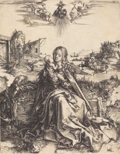 Die Heilige Familie mit der Eintagsfliege, 1495-1496