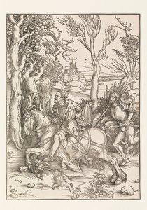 Der Ritter und der Landsknecht von Albrecht Dürer