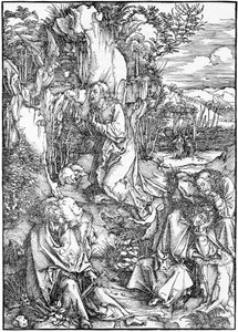 Die Große Passion: 2. Christus am Ölberg von Albrecht Dürer